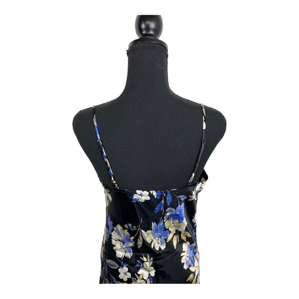 #307 SOCIALITE Floral Satin Slip Dress - Picture 7 of 10